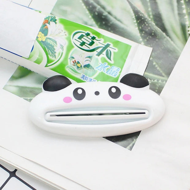 Toothpaste Squeezer Creative Cartoon Animal Shaped Facial Cleanser Squeezer Kitchen Household Lazy Creative Little Tools (4 pieces)