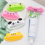 Toothpaste Squeezer Creative Cartoon Animal Shaped Facial Cleanser Squeezer Kitchen Household Lazy Creative Little Tools (4 pieces)