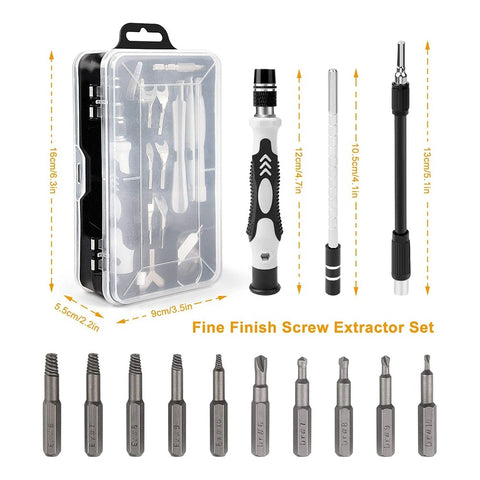 Screwdriver Set Magnetic Torx Phillips Screw Bit Kit WOZOBUY With Electrical Driver Remover Wrench Repair Phone PC Tools