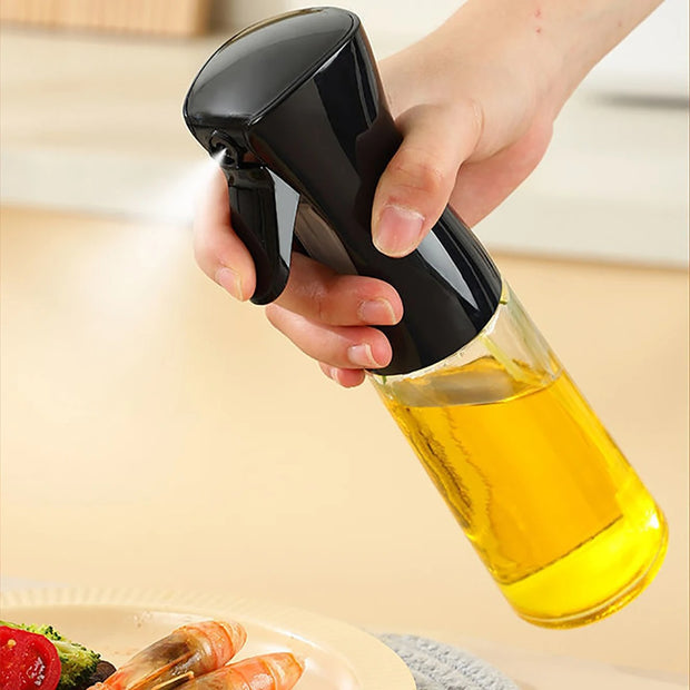 Oil Spray Bottle Camping BBQ Cooking Olive Oil Sprayer Kitchen Baking Oil Spray Bottle Vinegar Bottle Dispenser (500ml)