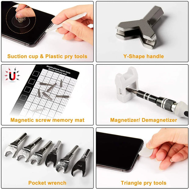 Screwdriver Set Magnetic Torx Phillips Screw Bit Kit WOZOBUY With Electrical Driver Remover Wrench Repair Phone PC Tools