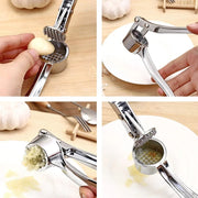 Stainless Steel Garlic Press Crusher Mincer Handheld Garlic Smasher Squeezer Manual Press Grinding Tool Kitchen Accessories