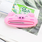 Toothpaste Squeezer Creative Cartoon Animal Shaped Facial Cleanser Squeezer Kitchen Household Lazy Creative Little Tools (4 pieces)